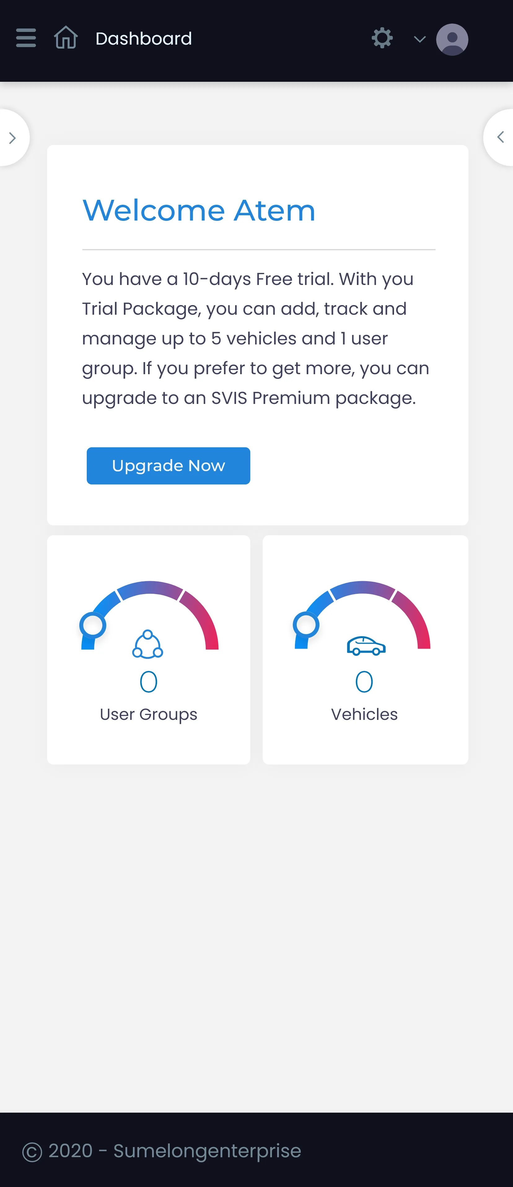 Dashboard (iPhone)